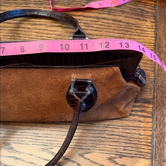 Vintage Italian suede leather purse. - Picture 4 of 8